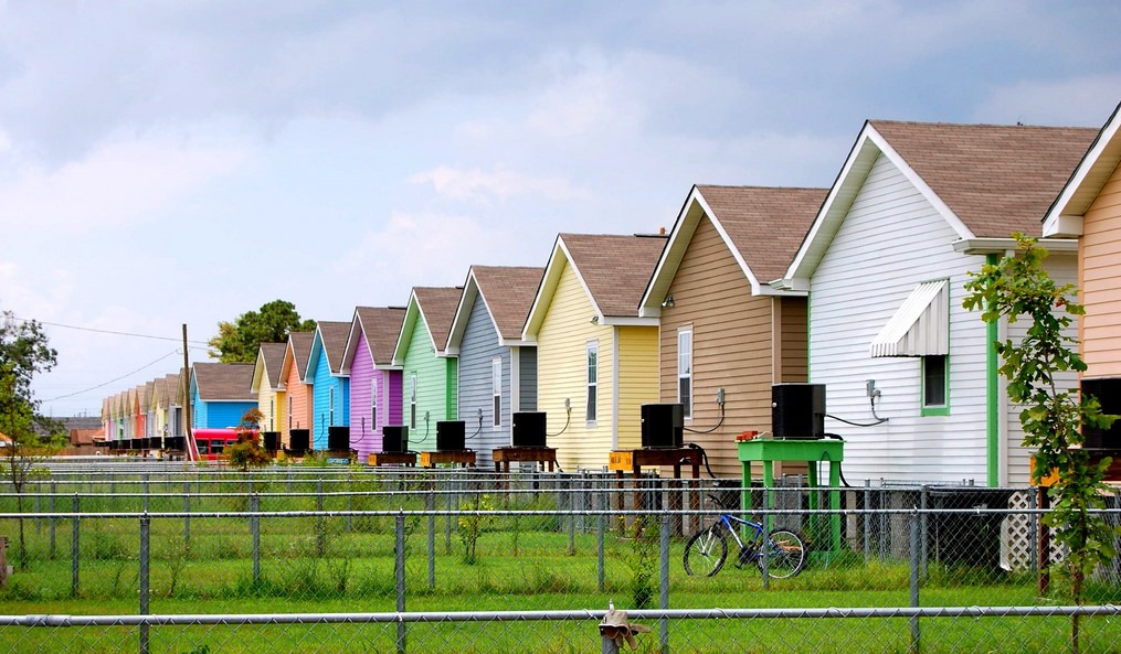 colorful houses