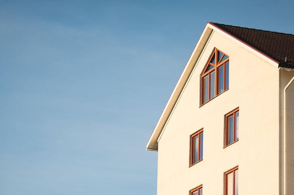 light colored house